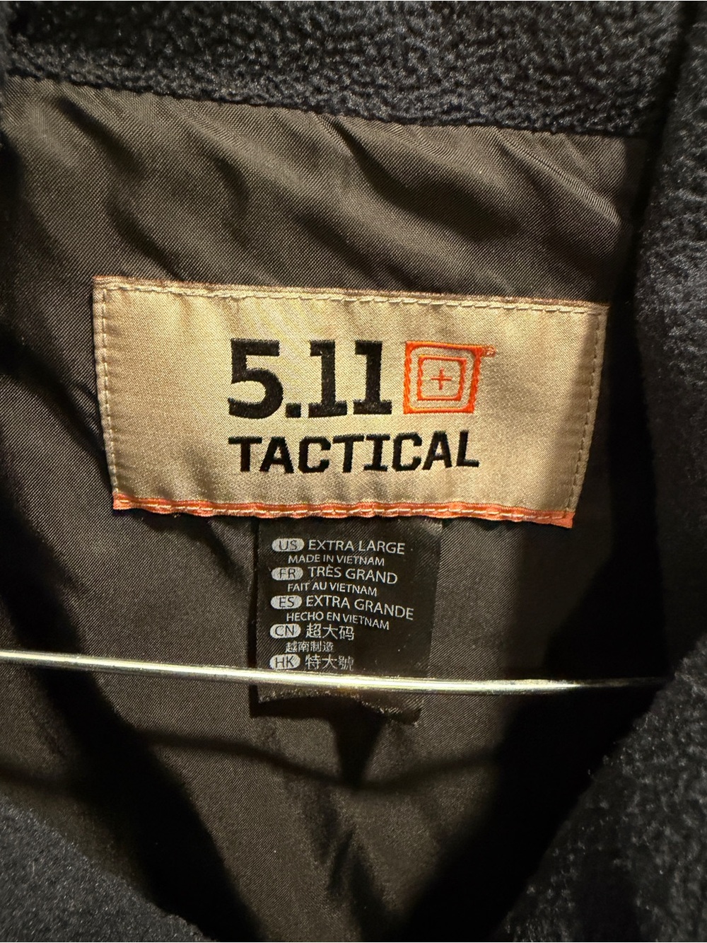 5.11 Tactical Navy Blue Fleece Jacket - Picture 4 of 5